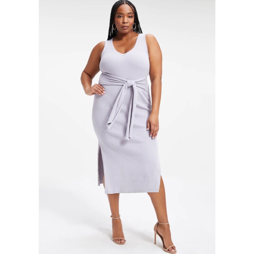 NWOT Good American belted body dress